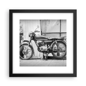 Affisch i svart ram - Klassik framför allt - 30x30 cm