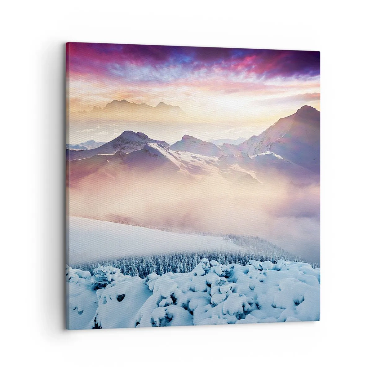 Canvastavla - Bild på duk - Naturens styrka och renhet - 50x50 cm