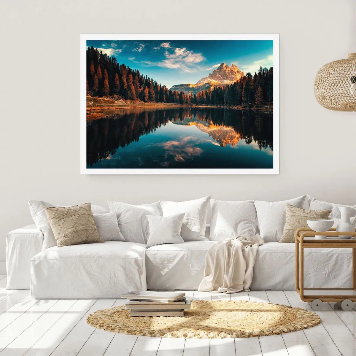 Affisch - Dubbelt landskap - 100x70 cm