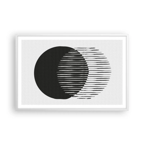 Affisch i vit ram - Hans alter ego - 91x61 cm