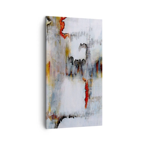 Canvastavla - Bild på duk - Med pinne på vatten - 45x80 cm