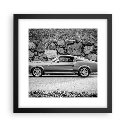 Affisch i svart ram - Legend från 60-talet - 30x30 cm