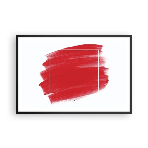 Affisch i svart ram - Utanför ramen - 91x61 cm