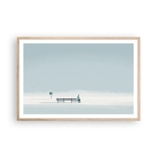 Affisch i ram av ljusek - Ja, jag väntar. - 91x61 cm