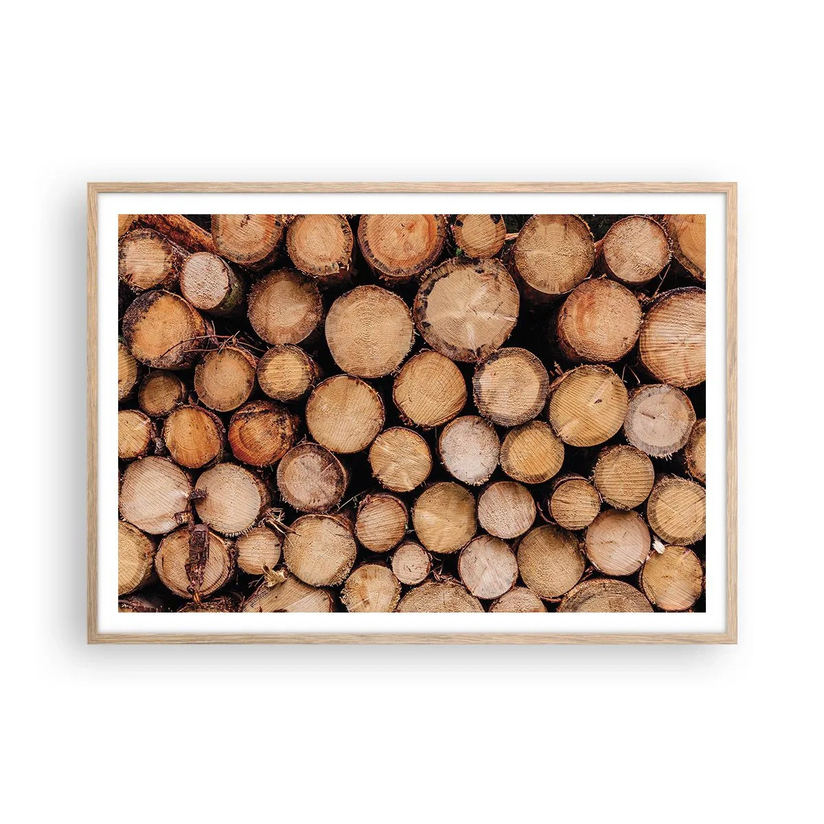 Affisch i ram av ljusek - Ny början - 100x70 cm