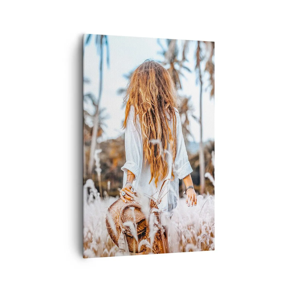 Canvastavla - Bild på duk - Född ur gräsdun - 80x120 cm