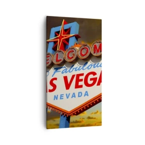 Canvastavla - Bild på duk - Hjälpa lyckan - 55x100 cm