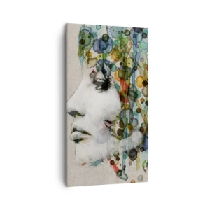 Canvastavla - Bild på duk - Uppstånden ur glädje - 45x80 cm