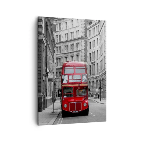 Canvastavla - Bild på duk - Vardagen behöver inte vara grå - 50x70 cm