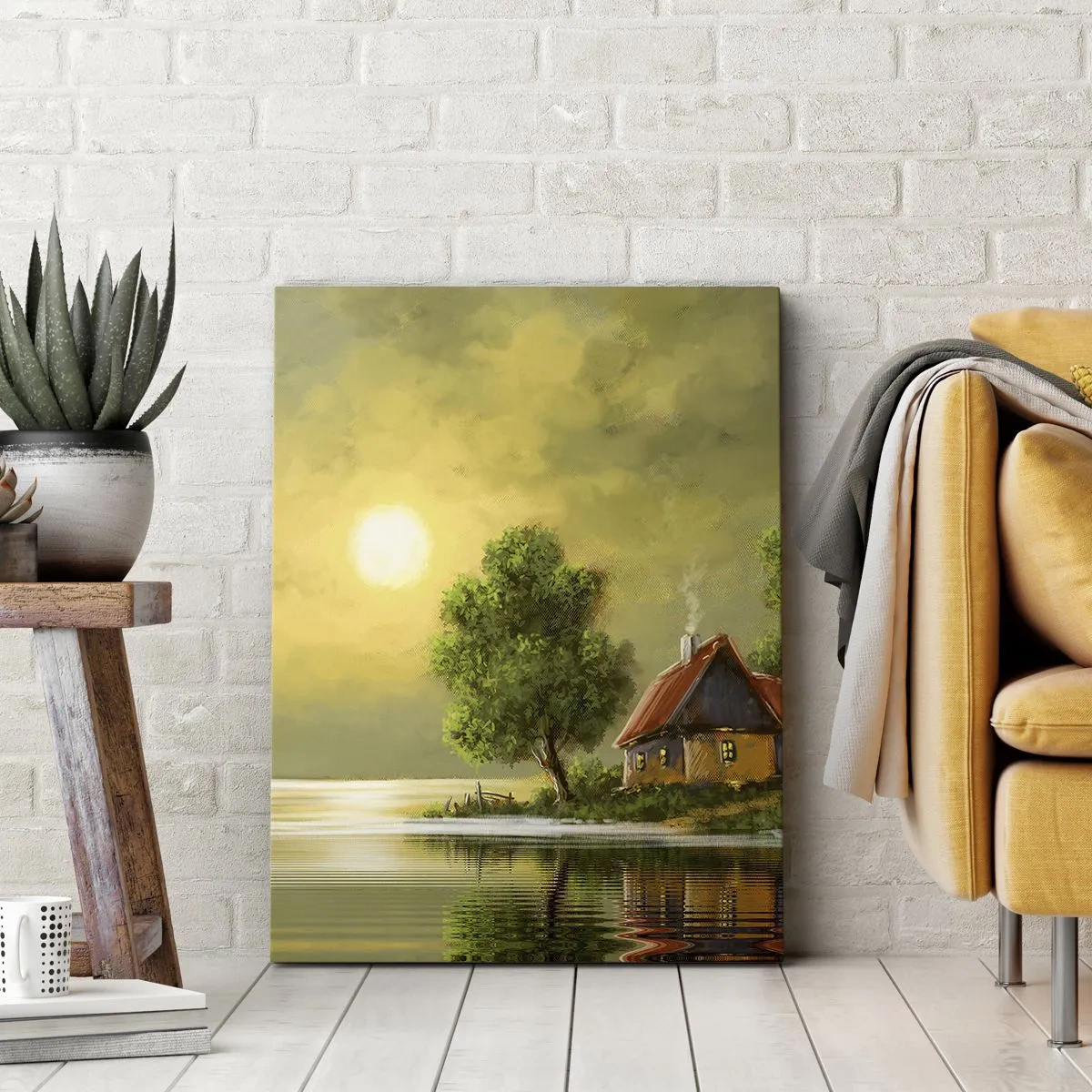 Canvastavla - Bild på duk - Vackert som från en bild - 50x70 cm