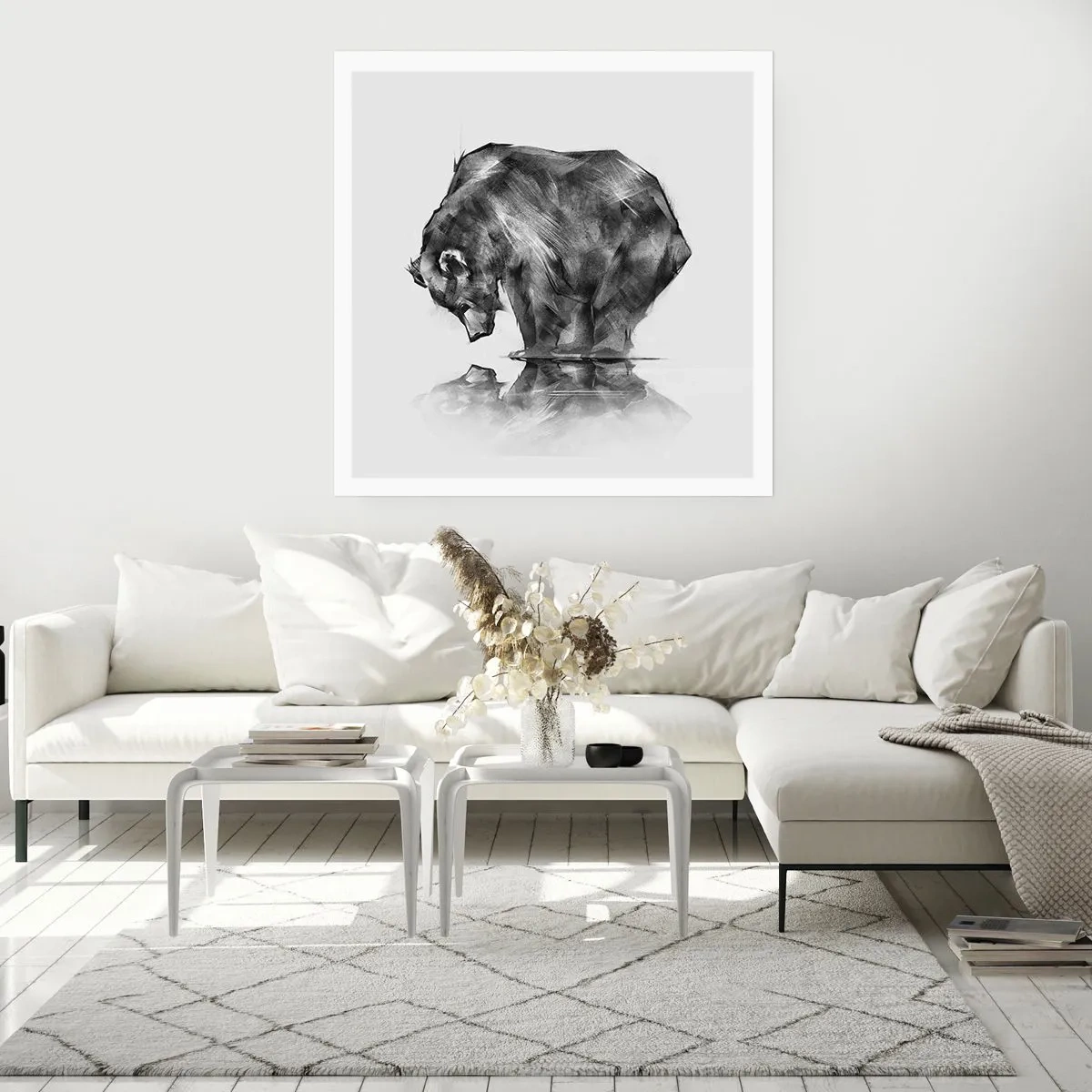 Affisch - Roligt att se någon närstående - 40x40 cm