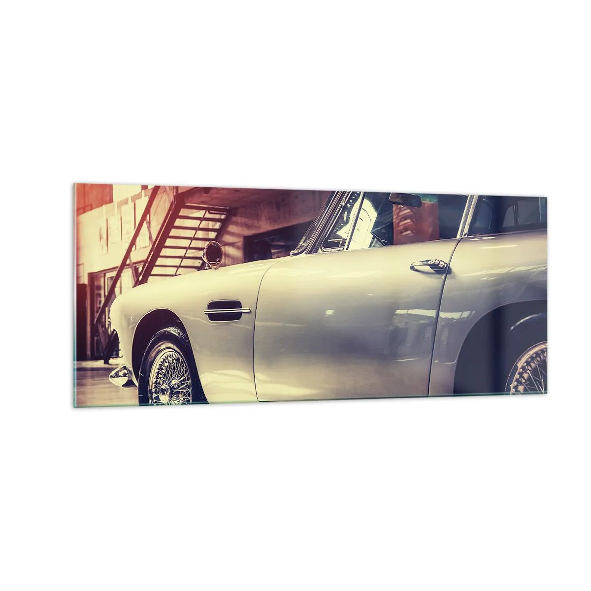 Glastavla - Bild på glas - Klassiken åldras inte - 100x40 cm