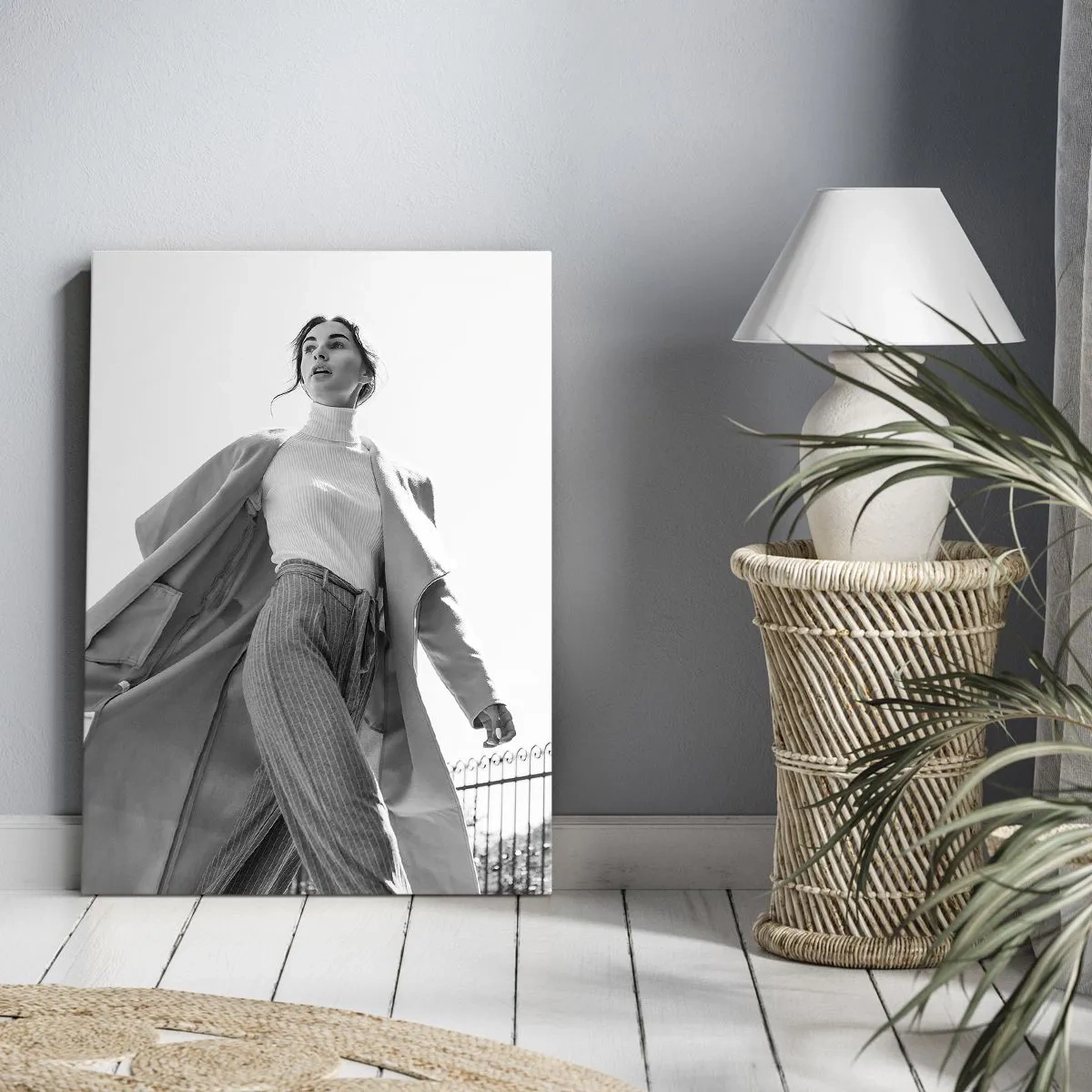 Canvastavla - Bild på duk - Följer du med mig? - 50x70 cm