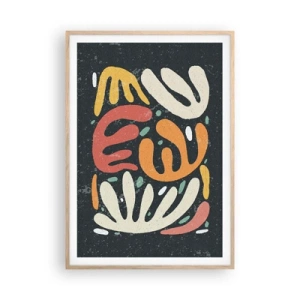 Affisch i ram av ljusek - Komposition - Jag tar snart tag i dig  - 70x100 cm