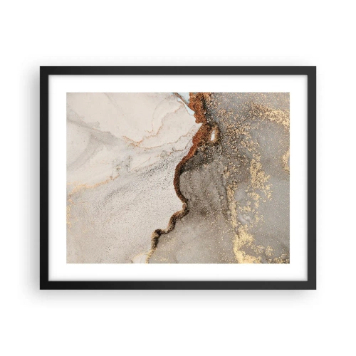 Affisch i svart ram - På färgernas gräns - 50x40 cm