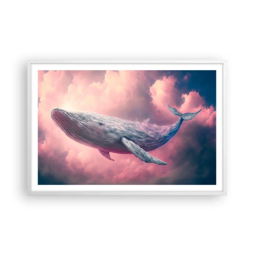 Affisch i vit ram - Torka dina ögon - 91x61 cm