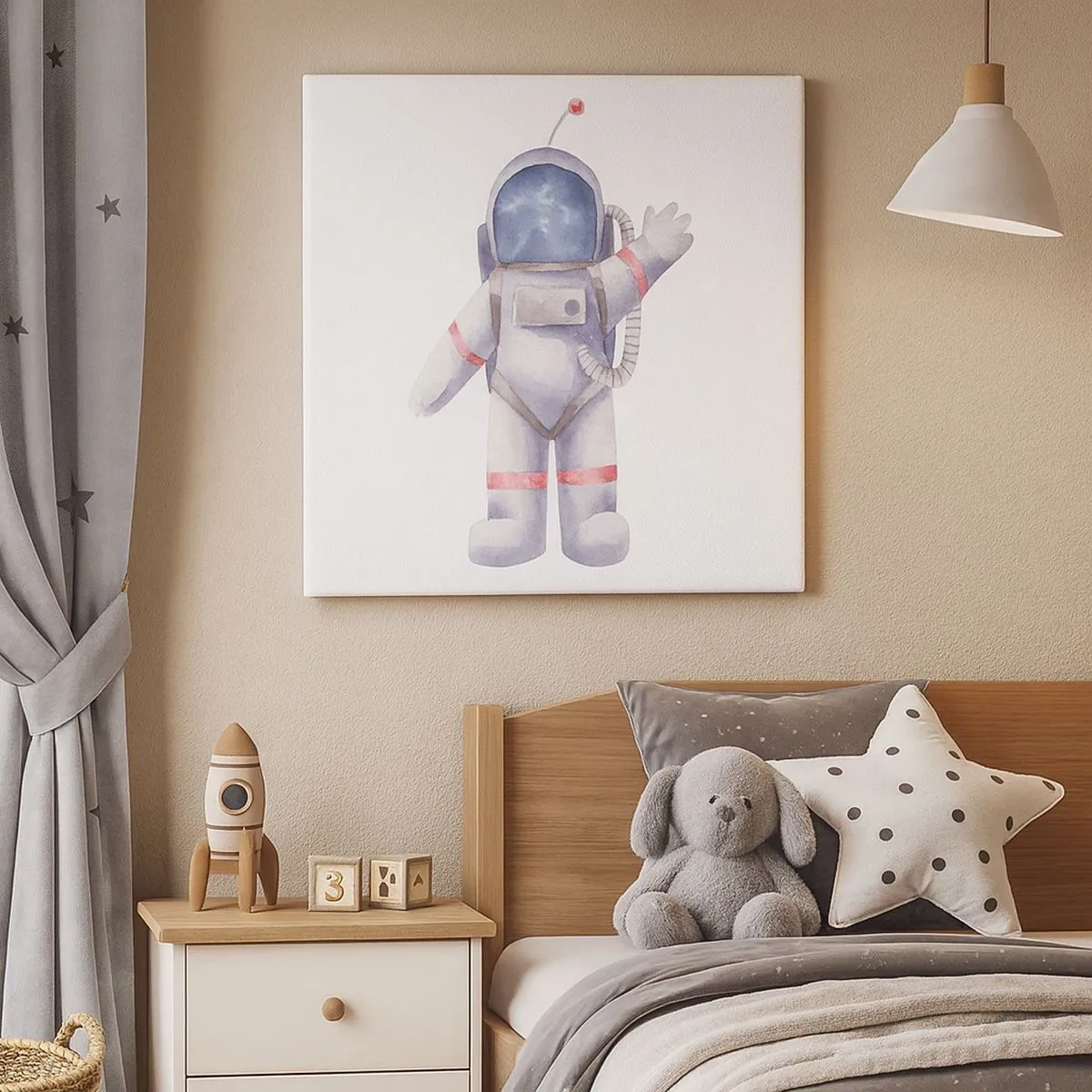 Canvastavla - Bild på duk - Det var allt för nu! - 30x30 cm