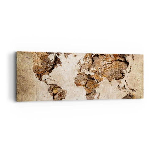 Canvastavla - Bild på duk - Världsupptäckt - 90x30 cm