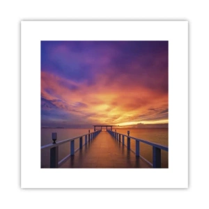 Affisch - Utan ände - 30x30 cm