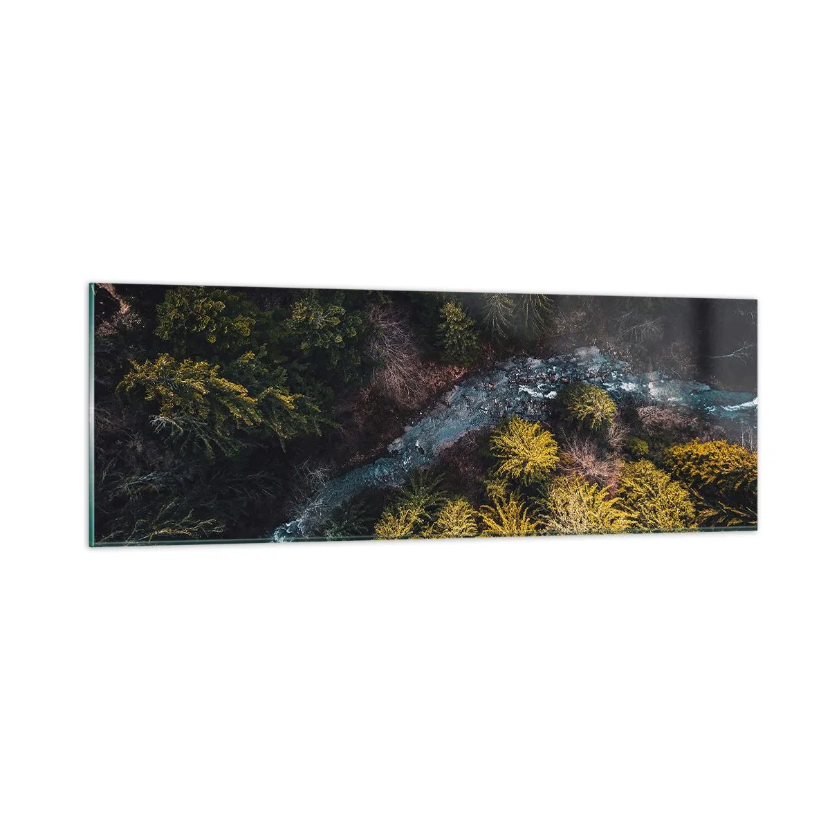 Glastavla - Bild på glas - Snabbt, allt snabbare - 90x30 cm