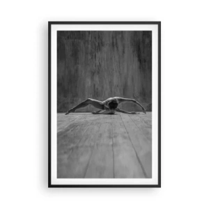 Affisch i svart ram - Upphittad symmetri - 61x91 cm