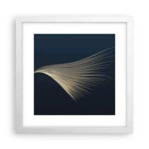 Affisch i vit ram - Som en ängels hårstrå - 30x30 cm