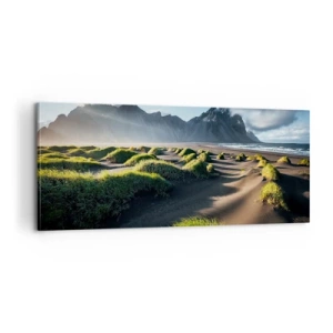 Canvastavla - Bild på duk - Elementens harmoni - 100x40 cm