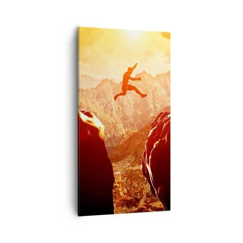 Canvastavla - Bild på duk - Passera gränser - 55x100 cm