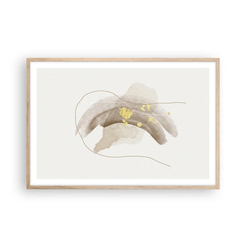 Affisch i ram av ljusek - Träffat i rummet - 91x61 cm