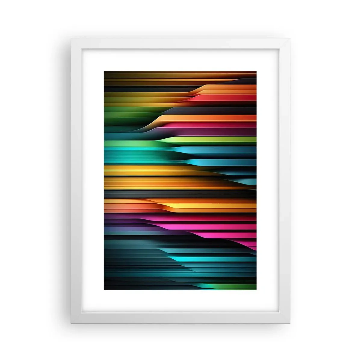 Affisch i vit ram - Lysande orgel - 30x40 cm