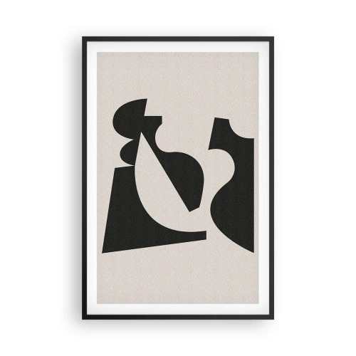 Affisch i svart ram - För självmontering - 61x91 cm
