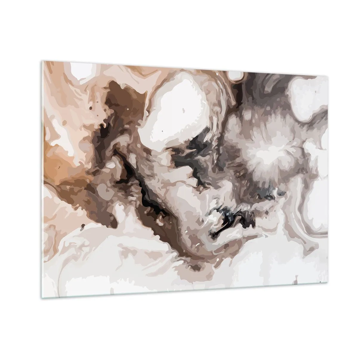 Glastavla - Bild på glas - En galax födelse - 100x70 cm