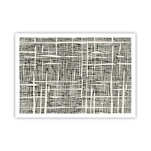 Affisch - Vävd komposition - 100x70 cm