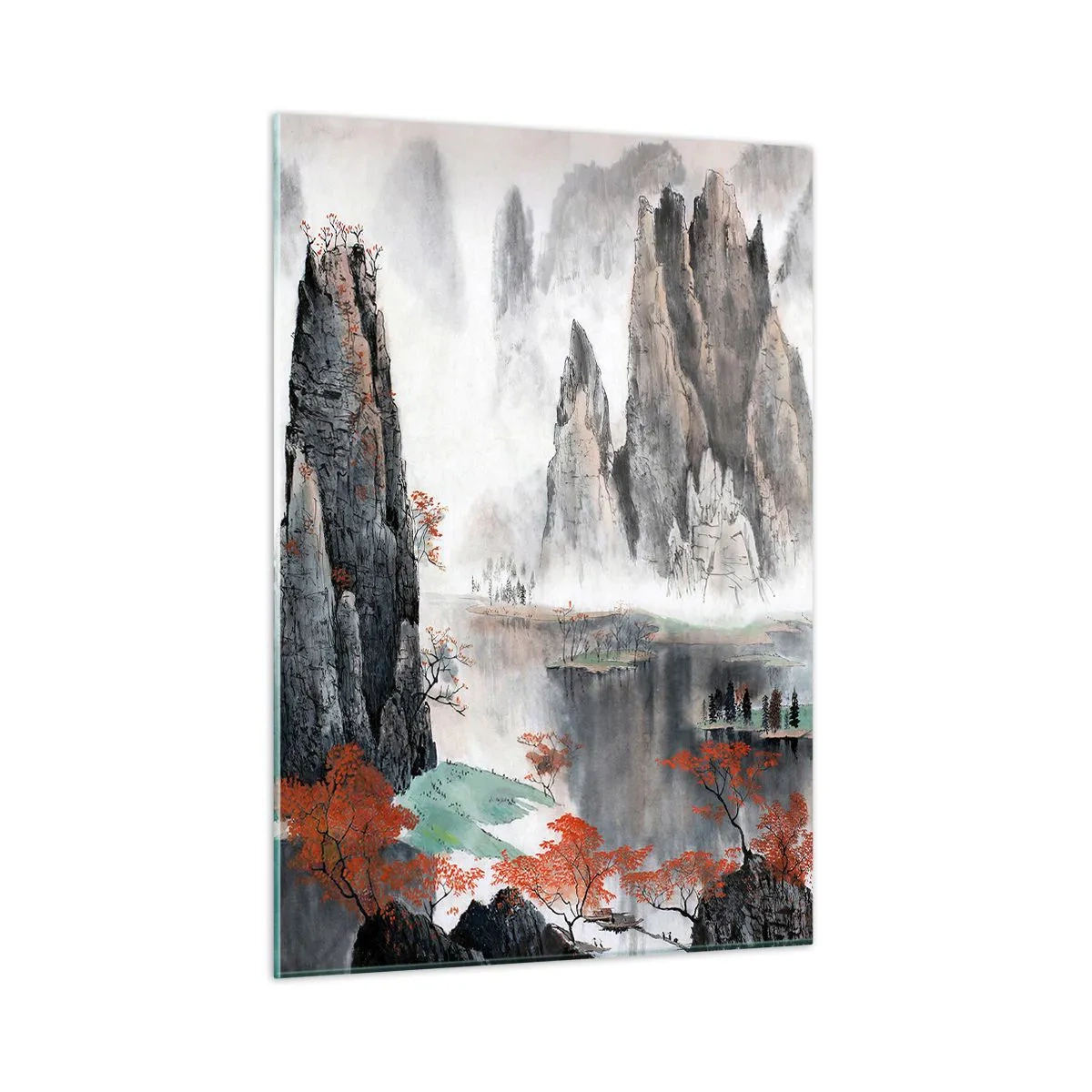 Glastavla - Bild på glas - Mäktiga vakter - 50x70 cm