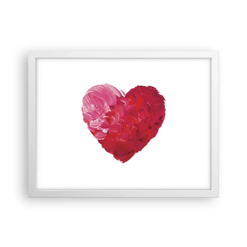 Affisch i vit ram - All you need is love - 40x30 cm