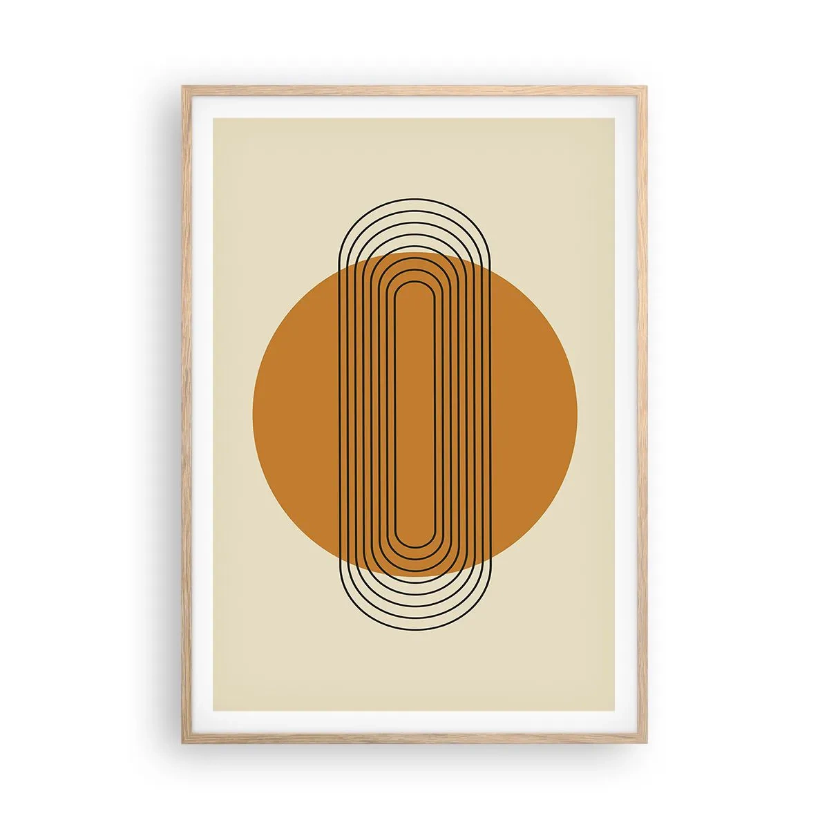 Affisch i ram av ljusek - Perfekt plan - 70x100 cm