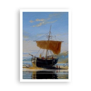 Affisch - Vatten, jord, luft - 70x100 cm