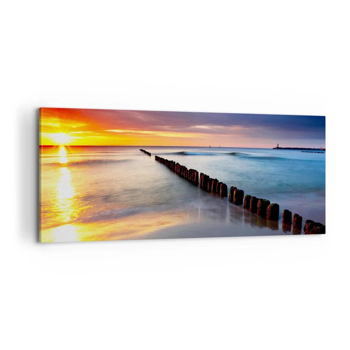Canvastavla - Bild på duk - Lyssna på tystnaden - 100x40 cm