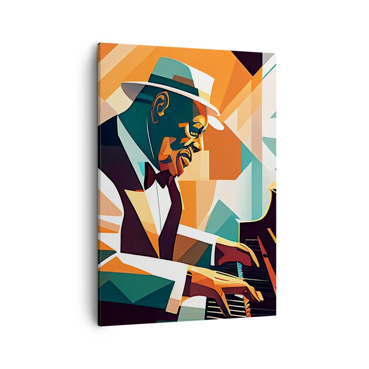 Canvastavla - Bild på duk - Allt som är jazz - 50x70 cm