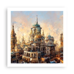 Affisch - Städernas stad - 60x60 cm