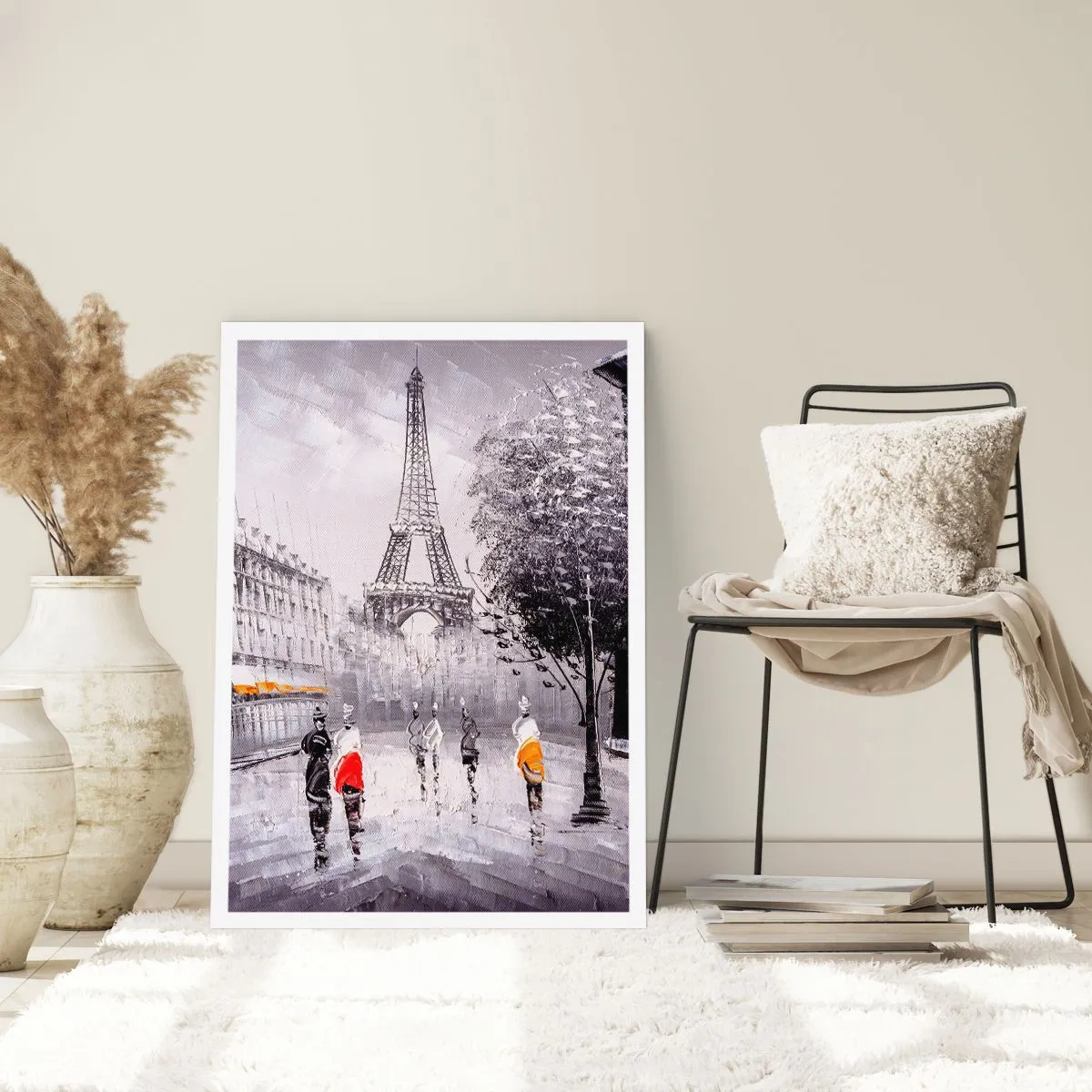Affisch - Promenad i Paris - 70x100 cm