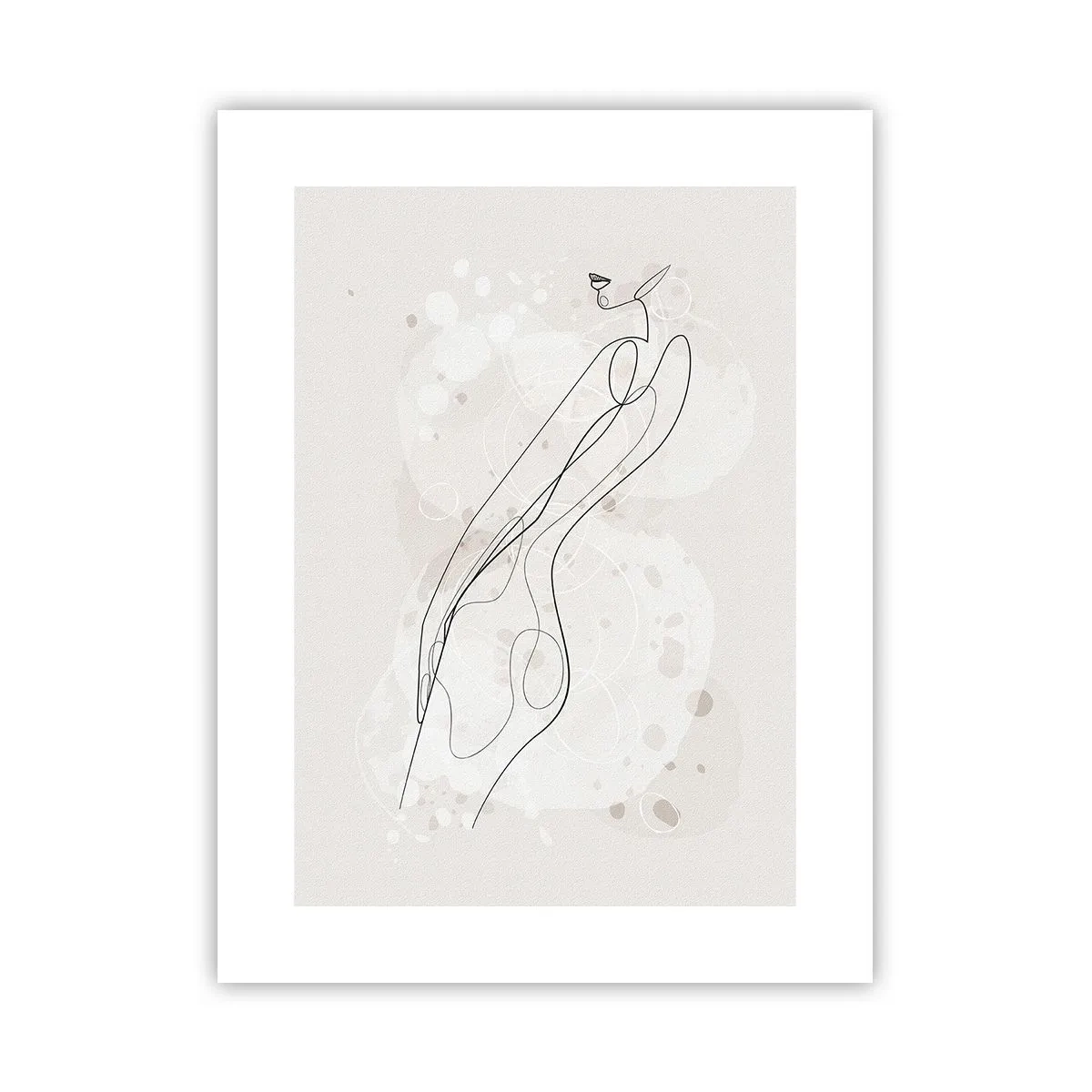 Affisch - Blicken går vilse - 30x40 cm