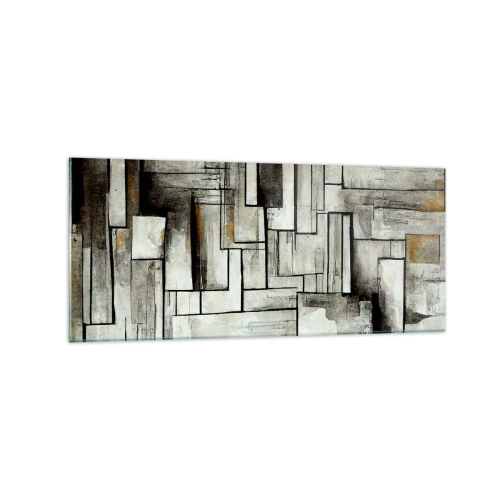 Glastavla - Bild på glas - Kraften i enkelhet - 120x50 cm