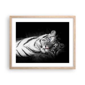 Affisch i ram av ljusek - Vildhet och lugn - 50x40 cm