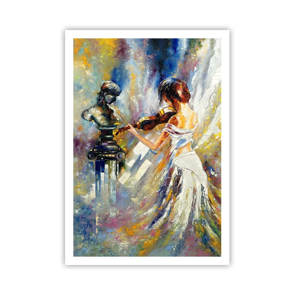 Affisch - Leva upp med känslan - 70x100 cm