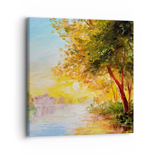 Canvastavla - Bild på duk - Et in Arcadia ego - 30x30 cm