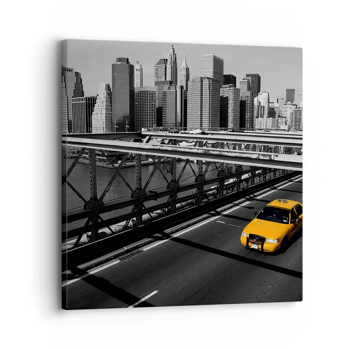 Canvastavla - Bild på duk - Storstadens färg - 30x30 cm