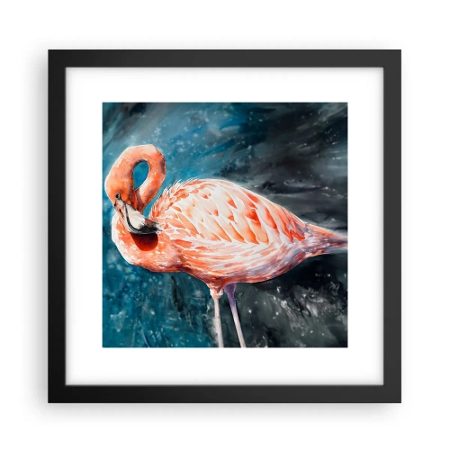 Affisch i svart ram - Dekorativt till sin natur - 30x30 cm