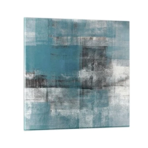 Glastavla - Bild på glas - Vatten och luft - 60x60 cm