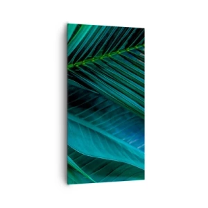 Canvastavla - Bild på duk - Grönskans anatomi - 65x120 cm